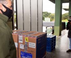 Paraná recebe 234 mil vacinas contra a Covid-19; doses da Pfizer vão para os 399 municípios