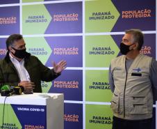 Paraná recebe 234 mil vacinas contra a Covid-19; doses da Pfizer vão para os 399 municípios