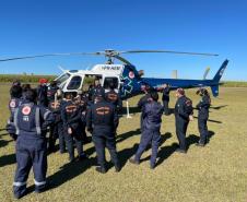 Sesa realiza curso para profissionais que atuam nos helicópteros de resgate do Estado