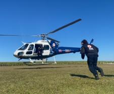 Sesa realiza curso para profissionais que atuam nos helicópteros de resgate do Estado
