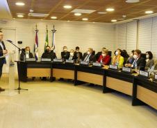 O secretário de Estado da Saúde, Beto Preto acompanha o ministro da Saúde, Marcelo Queiroga, nesta terça-feira (20) na Itaipu Binacional em Foz do Iguaçu. 