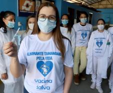 No Paraná, 2,1 milhões de pessoas entre 18 e 59 anos já foram vacinadas contra a Covid-19