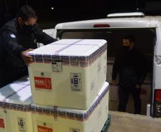 Novo lote com 114 mil vacinas contra a Covid-19 chega ao Paraná