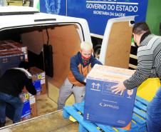 Paraná recebe 127,5 mil vacinas contra a Covid-19