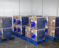 Paraná recebe 127,5 mil vacinas contra a Covid-19