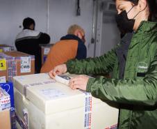 Paraná recebe 127,5 mil vacinas contra a Covid-19