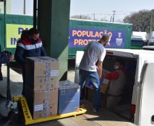 325.660 doses chegam ao Paraná e permitem avançar na imunização do público com mais de 18 anos