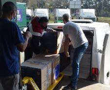325.660 doses chegam ao Paraná e permitem avançar na imunização do público com mais de 18 anos