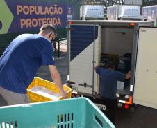 Estado distribui 445.388 vacinas contra a Covid-19 e 49.750 medicamentos para intubação; veja divisão