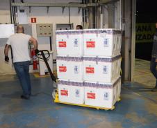 Estado recebe mais 232.250 vacinas contra a Covid-19; lote completa remessa de 435.290 doses