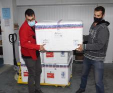 Estado recebe mais 232.250 vacinas contra a Covid-19; lote completa remessa de 435.290 doses