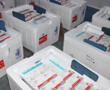 Estado recebe mais 232.250 vacinas contra a Covid-19; lote completa remessa de 435.290 doses