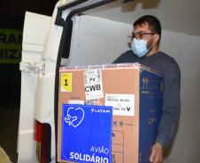 Estado recebe mais 175,5 mil vacinas contra a Covid-19