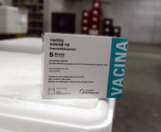 Mais 182 mil vacinas contra a Covid-19 chegam ao Paraná