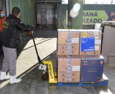 Mais 79,5 mil vacinas contra a Covid-19 chegam ao Paraná
