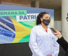 Governo do Estado homenageia profissionais da saúde em cerimônia da Semana da Pátria