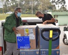Paraná recebe mais 303 mil vacinas contra a Covid-19 para primeira dose