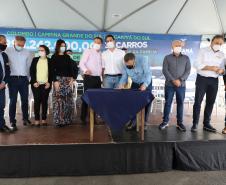 Governador entrega 36 carros da Saúde para Colombo, Bocaiúva do Sul e Campina Grande do Sul