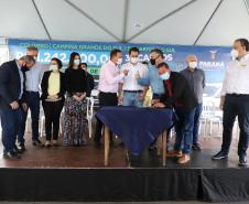 Governador entrega 36 carros da Saúde para Colombo, Bocaiúva do Sul e Campina Grande do Sul