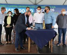 Governador entrega 36 carros da Saúde para Colombo, Bocaiúva do Sul e Campina Grande do Sul