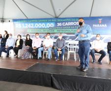 Governador entrega 36 carros da Saúde para Colombo, Bocaiúva do Sul e Campina Grande do Sul