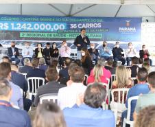 Governador entrega 36 carros da Saúde para Colombo, Bocaiúva do Sul e Campina Grande do Sul