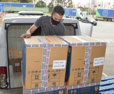 Mais de 176 mil vacinas contra a Covid-19 chegam ao Estado neste sábado 