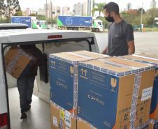 Mais de 176 mil vacinas contra a Covid-19 chegam ao Estado neste sábado 
