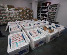Paraná recebe 133,1 mil vacinas contra a Covid-19