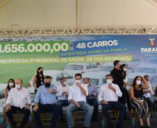 Mais 48 carros para reforço da frota da Saúde são entregues em Foz do Iguaçu