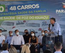 Mais 48 carros para reforço da frota da Saúde são entregues em Foz do Iguaçu
