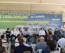 Mais 48 carros para reforço da frota da Saúde são entregues em Foz do Iguaçu