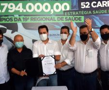 Frota da Saúde é reforçada com mais 52 automóveis para a Região de Jacarezinho