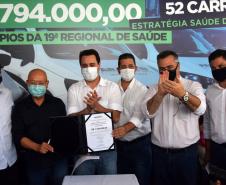 Frota da Saúde é reforçada com mais 52 automóveis para a Região de Jacarezinho