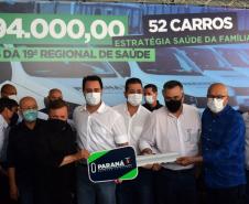 Frota da Saúde é reforçada com mais 52 automóveis para a Região de Jacarezinho
