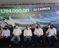 Frota da Saúde é reforçada com mais 52 automóveis para a Região de Jacarezinho