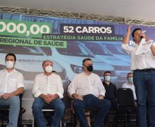 Frota da Saúde é reforçada com mais 52 automóveis para a Região de Jacarezinho
