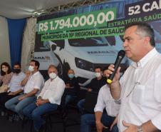 Frota da Saúde é reforçada com mais 52 automóveis para a Região de Jacarezinho