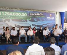Frota da Saúde é reforçada com mais 52 automóveis para a Região de Jacarezinho