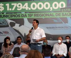 Frota da Saúde é reforçada com mais 52 automóveis para a Região de Jacarezinho