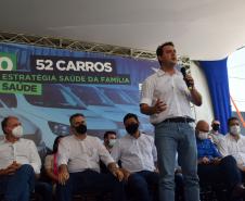 Frota da Saúde é reforçada com mais 52 automóveis para a Região de Jacarezinho