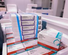 Mais 451 mil doses de vacinas contra a Covid-19 chegam ao Paraná 