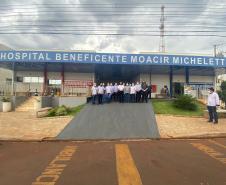 Secretário visita hospital e assina contrato de R$ 15,3 milhões para prestação de serviços em Assis Chateaubriand