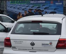 Governador entrega 40 carros para reforçar atendimento da Saúde em Curitiba
