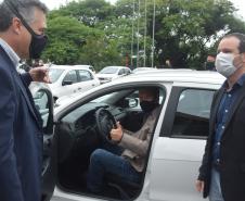 Governador entrega 40 carros para reforçar atendimento da Saúde em Curitiba
