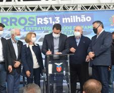 Governador entrega 40 carros para reforçar atendimento da Saúde em Curitiba