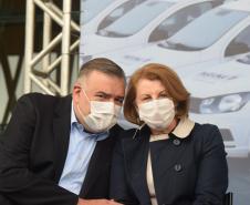 Governador entrega 40 carros para reforçar atendimento da Saúde em Curitiba