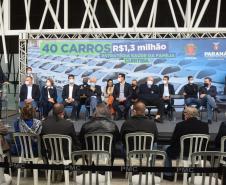 Governador entrega 40 carros para reforçar atendimento da Saúde em Curitiba