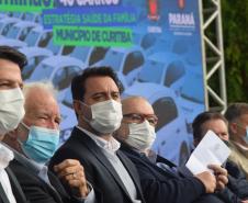 Governador entrega 40 carros para reforçar atendimento da Saúde em Curitiba