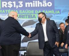 Governador entrega 40 carros para reforçar atendimento da Saúde em Curitiba